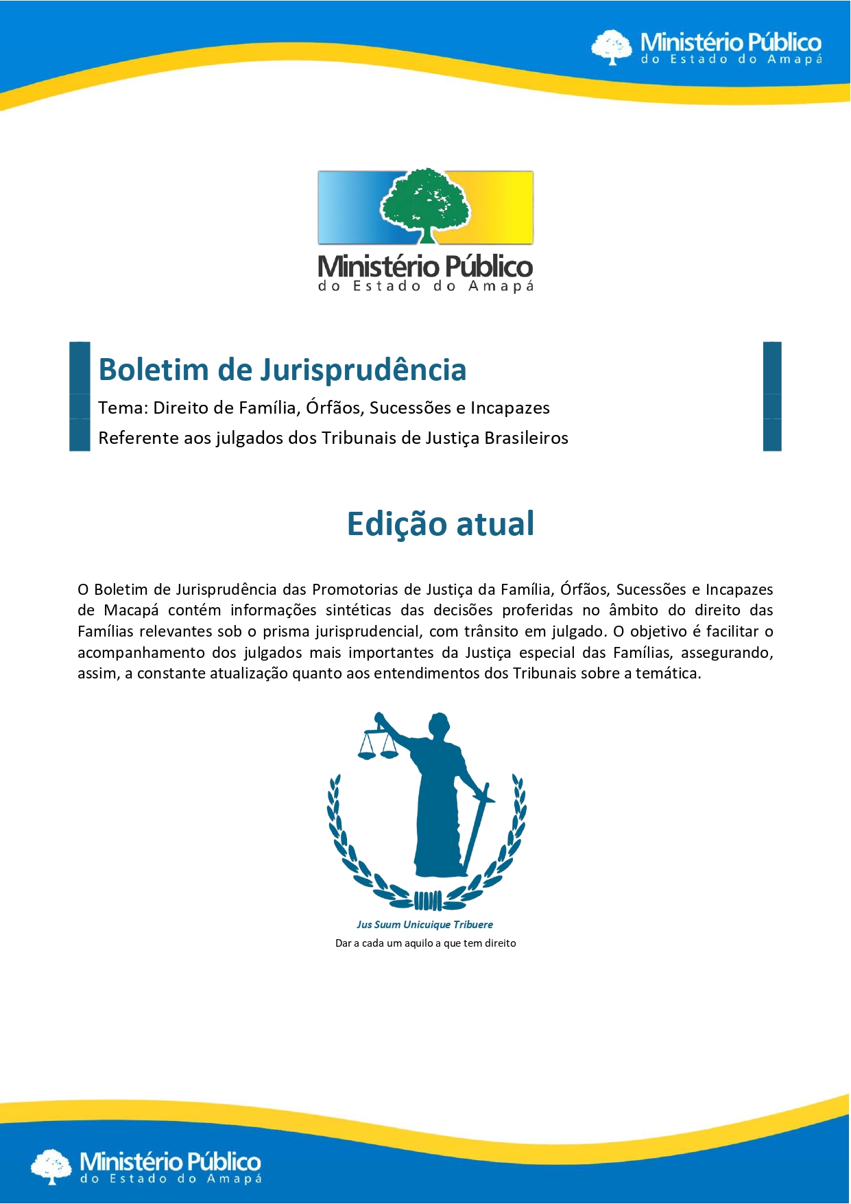 Capa do Boletim de Jurisprudência